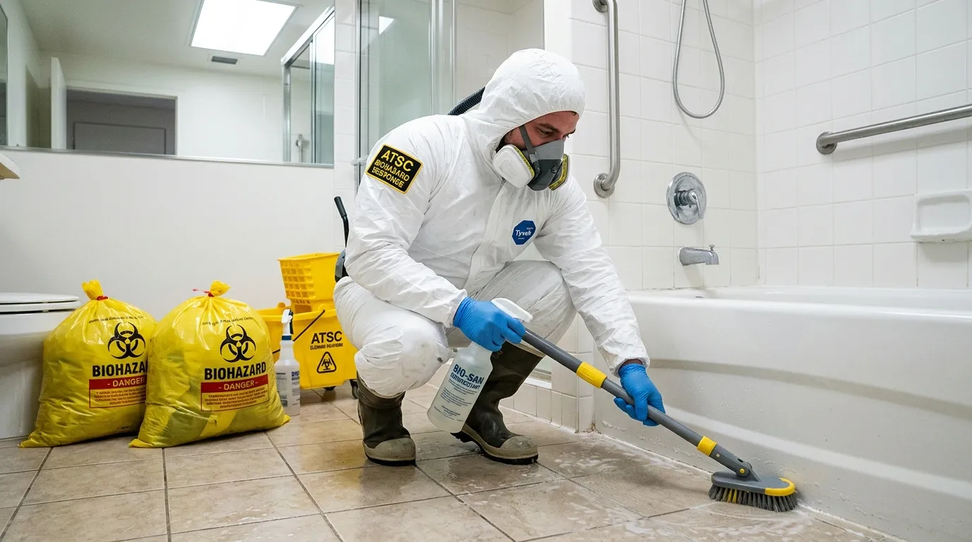 Decontamination equipment deployed for Blood Cleanup in Havertown